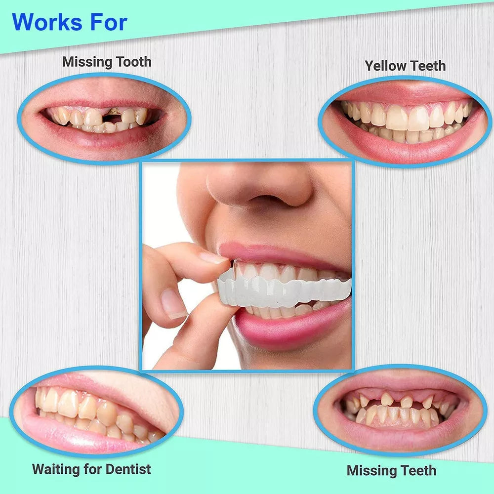Instant Tandfacette – Perfekt Smil på Sekunder med Komfortabel Silikone Bonusvis