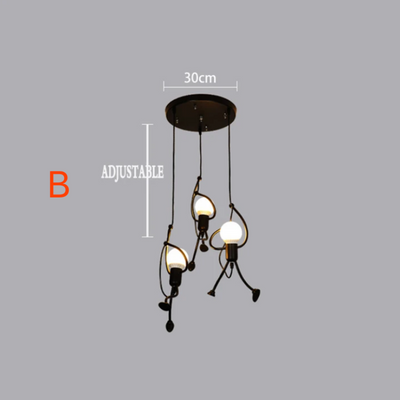 Retro Pendellampe i Metal – Justerbar og Original Belysning til Dit Hjem Bonusvis