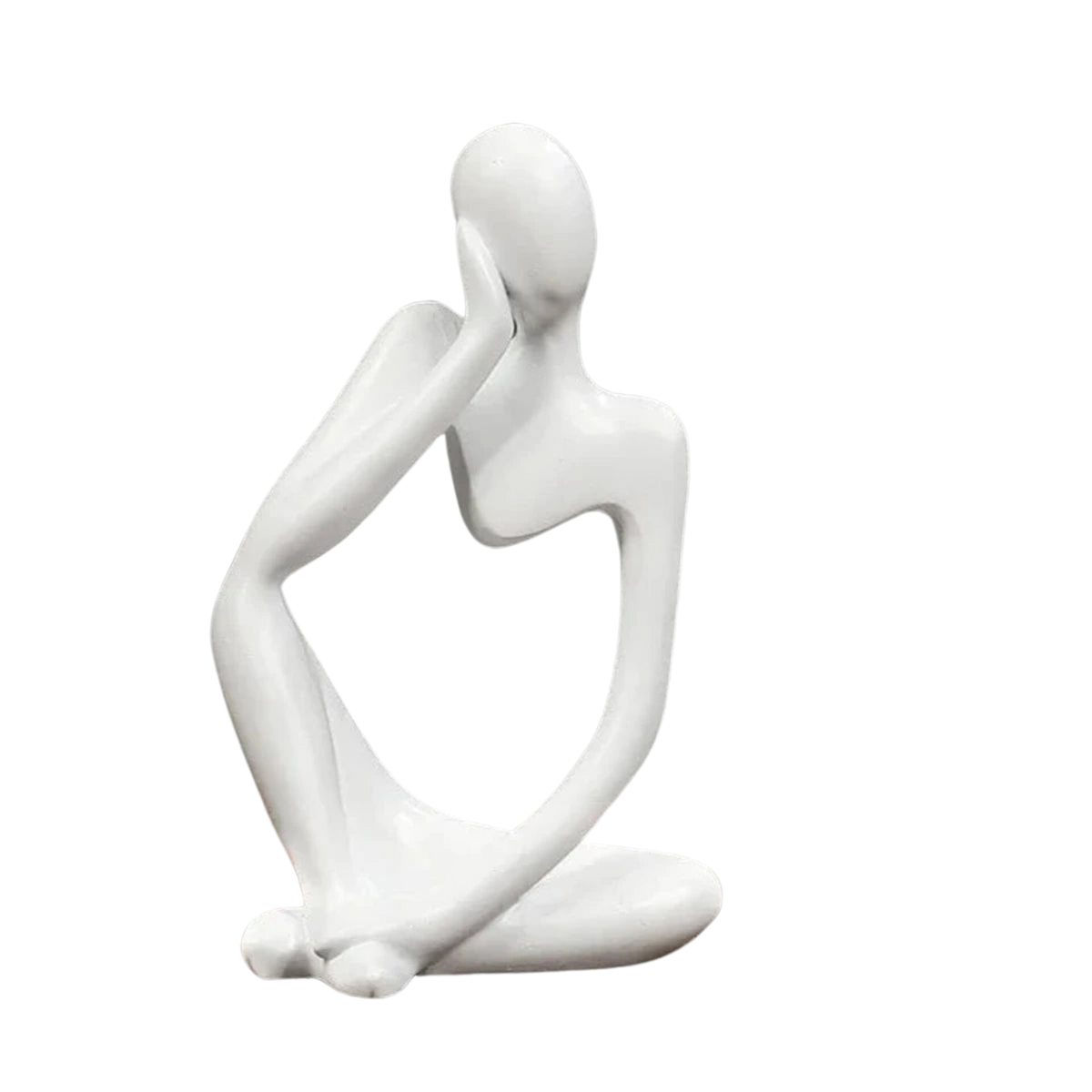 Elegance og Ro Statue – Dekorativ Resin Kunst til Dit Moderne Hjem Bonusvis