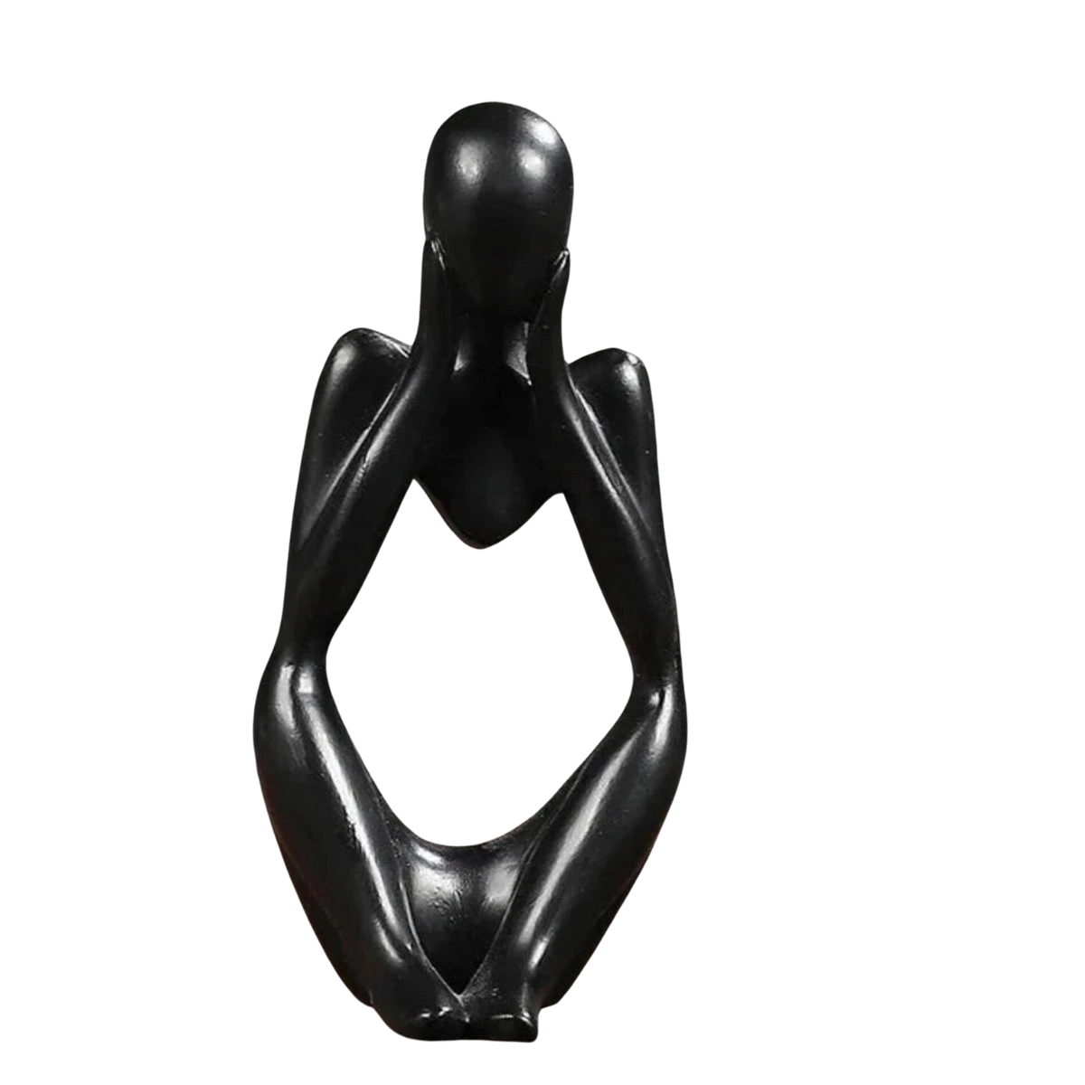 Elegance og Ro Statue – Dekorativ Resin Kunst til Dit Moderne Hjem Bonusvis