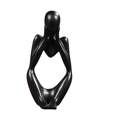 Elegance og Ro Statue – Dekorativ Resin Kunst til Dit Moderne Hjem Bonusvis