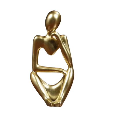 Elegance og Ro Statue – Dekorativ Resin Kunst til Dit Moderne Hjem Bonusvis