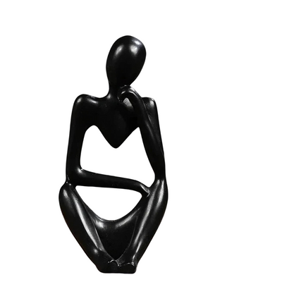Elegance og Ro Statue – Dekorativ Resin Kunst til Dit Moderne Hjem Bonusvis