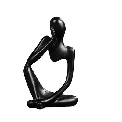 Elegance og Ro Statue – Dekorativ Resin Kunst til Dit Moderne Hjem Bonusvis