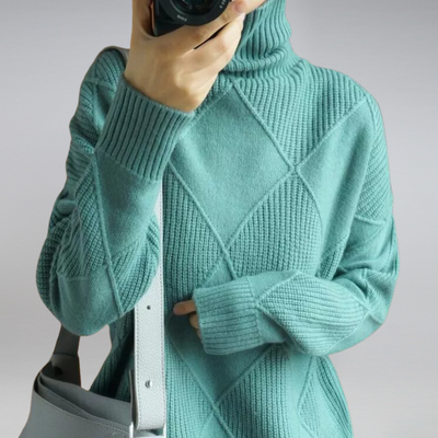 Cachemire Pullover med Rullekrave – Luksus og Elegance til Hverdagen Tyrkiet Bonusvis