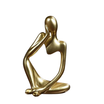 Elegance og Ro Statue – Dekorativ Resin Kunst til Dit Moderne Hjem Bonusvis