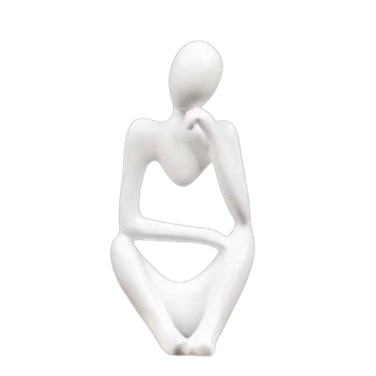 Elegance og Ro Statue – Dekorativ Resin Kunst til Dit Moderne Hjem Bonusvis