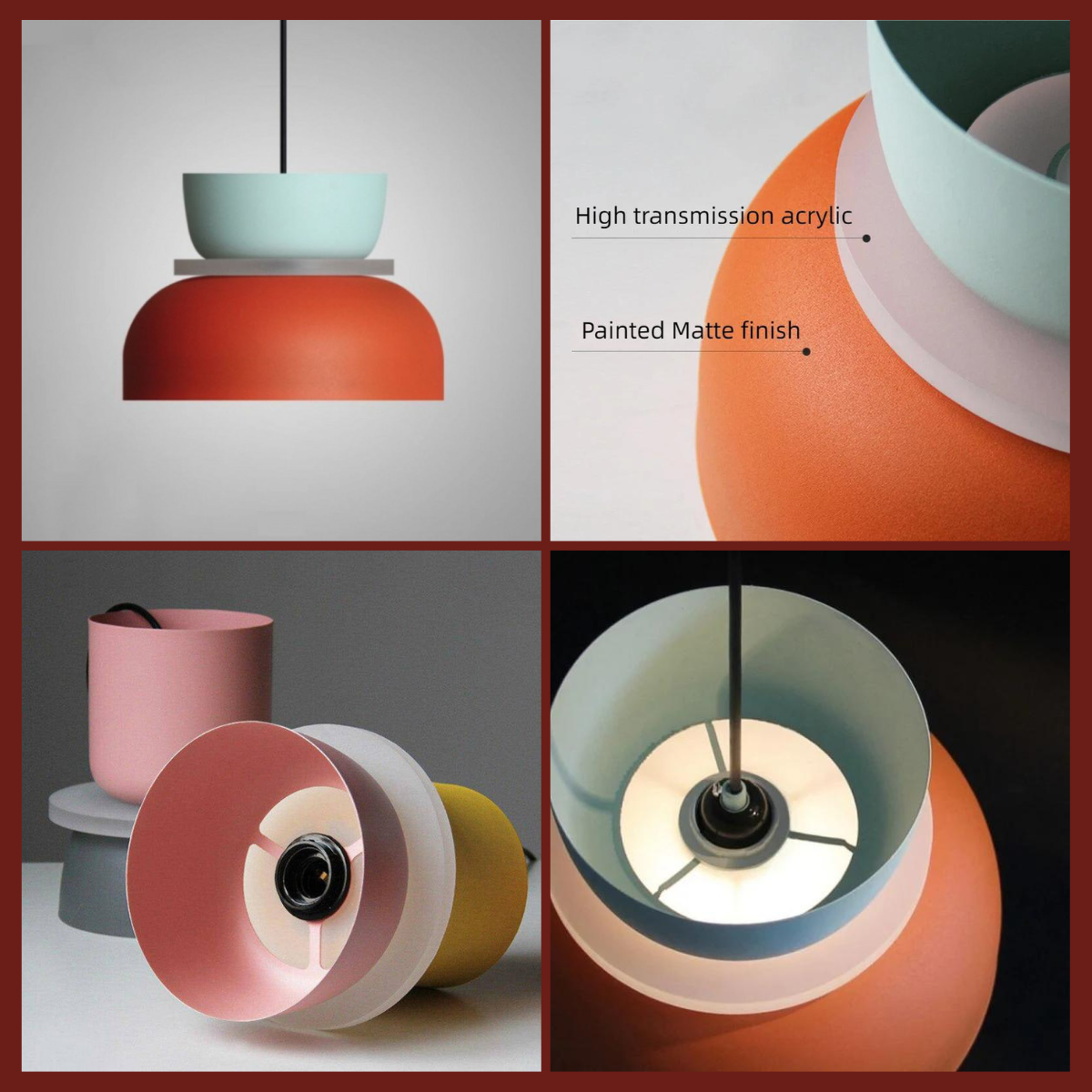 LumiNordic - Skandinavisk makronformet pendellampe i minimalistisk design Bonusvis