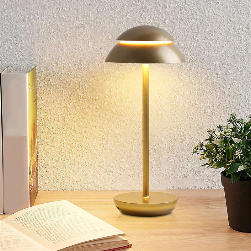 LumiFree Trådløs Bordlampe – LED Belysning med Genopladeligt Batteri Guld Bonusvis