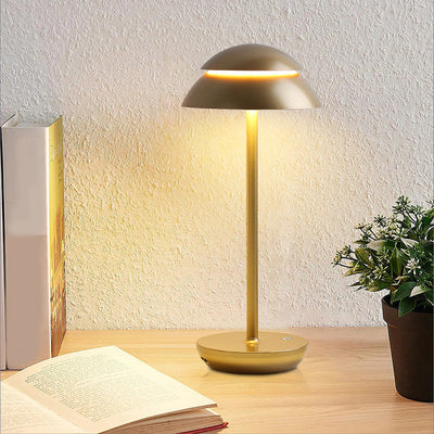 LumiFree Trådløs Bordlampe – LED Belysning med Genopladeligt Batteri Guld Bonusvis