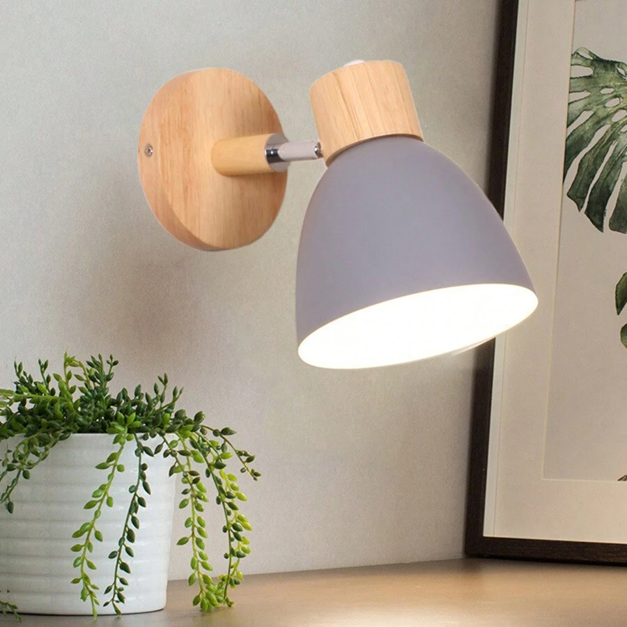 ChromaWood | Stilfuldt Nordisk Design Væglampe Grå Bonusvis