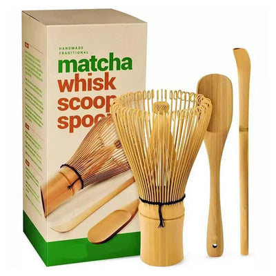ZenBrew Matcha Sæt – Traditionelt Bambus Sæt til Perfekt Matcha Te Bonusvis