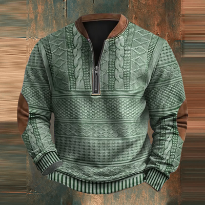 Pull Garry – Stilfuld og Komfortabel Coton Pullover med Lynlås Bonusvis