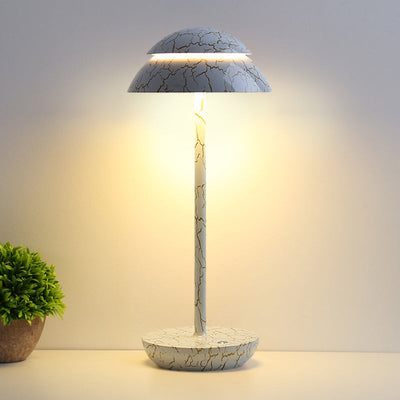 LumiFree Trådløs Bordlampe – LED Belysning med Genopladeligt Batteri Marmor mønster Bonusvis