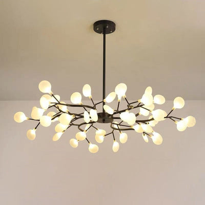 LumiFlare - Elegant forgrenet LED-lysekrone med ildflueeffekt Bonusvis
