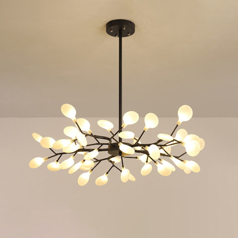 LumiFlare - Elegant forgrenet LED-lysekrone med ildflueeffekt Bonusvis