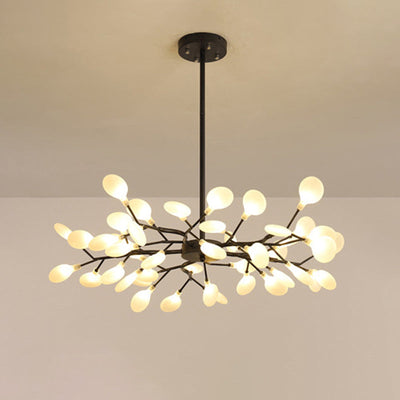 LumiFlare - Elegant forgrenet LED-lysekrone med ildflueeffekt Bonusvis