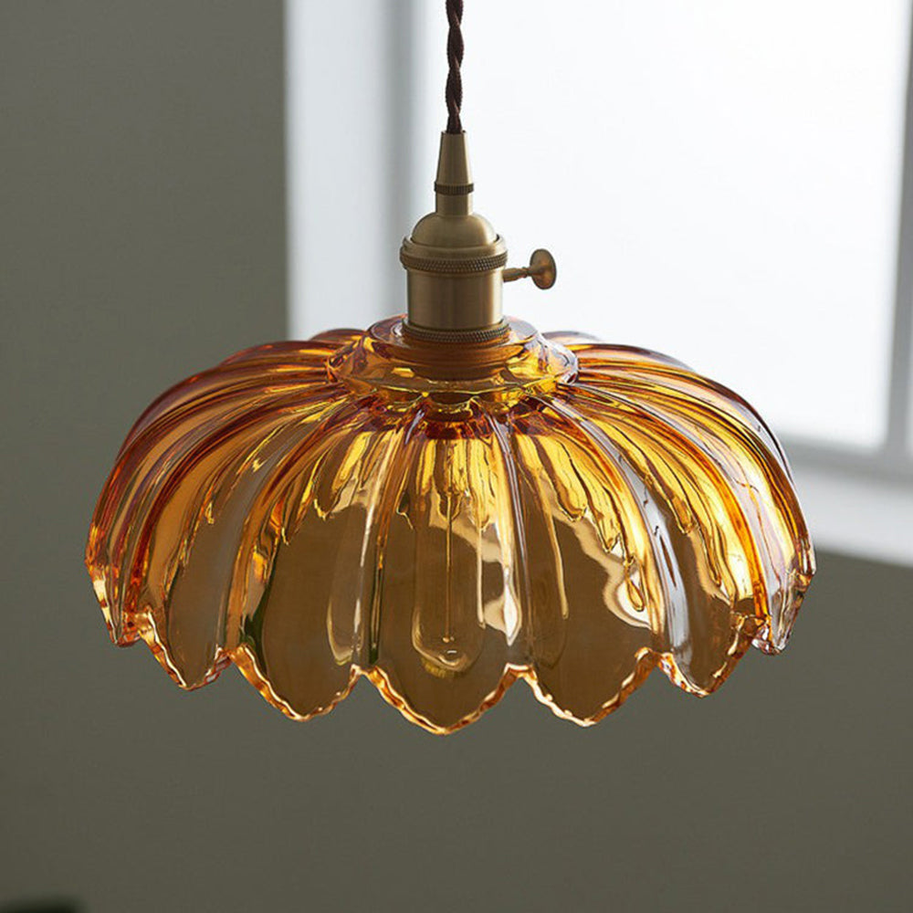 LumiSphere - Moderne hængelampe i glas med krystalklar belysning Bonusvis