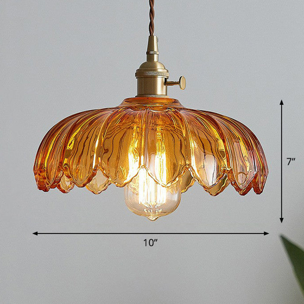 LumiSphere - Moderne hængelampe i glas med krystalklar belysning Bonusvis