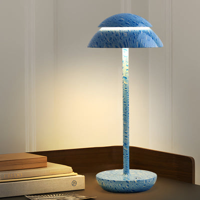 LumiFree Trådløs Bordlampe – LED Belysning med Genopladeligt Batteri Blå Bonusvis
