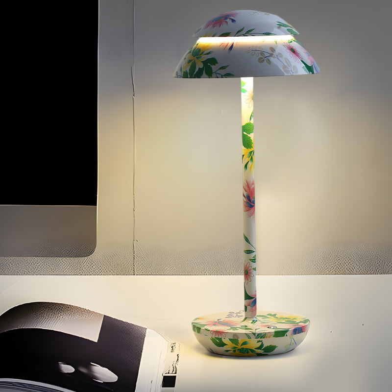 LumiFree Trådløs Bordlampe – LED Belysning med Genopladeligt Batteri Lilla nuancer Bonusvis
