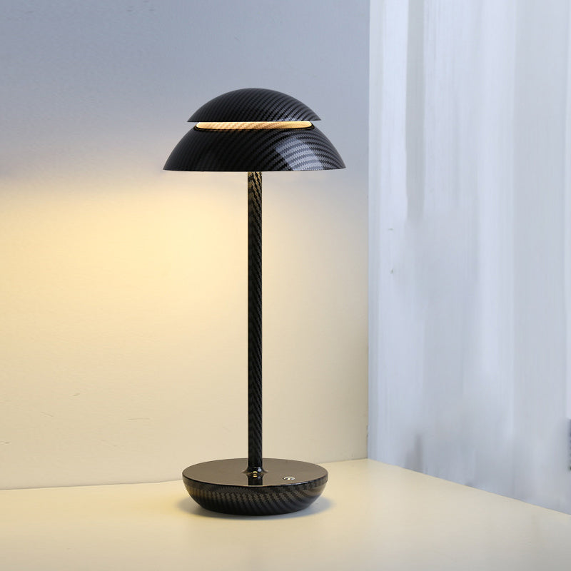 LumiFree Trådløs Bordlampe – LED Belysning med Genopladeligt Batteri Sort striber Bonusvis