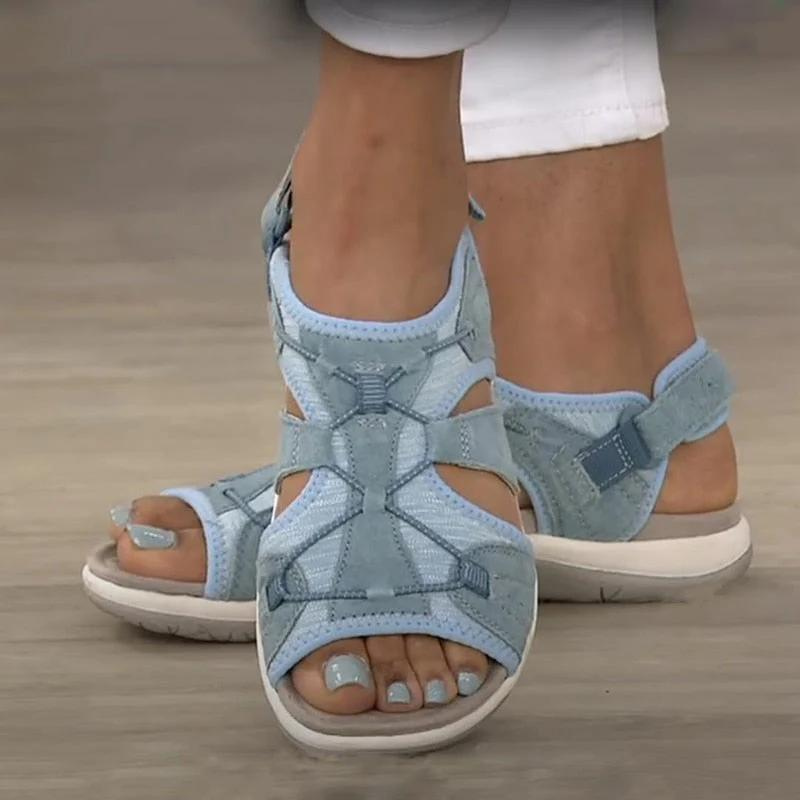 Solevera Ortopædiske Sandaler til Kvinder – Justerbare, Komfortable og Stilfulde Sandaler med Ergonomisk Sål