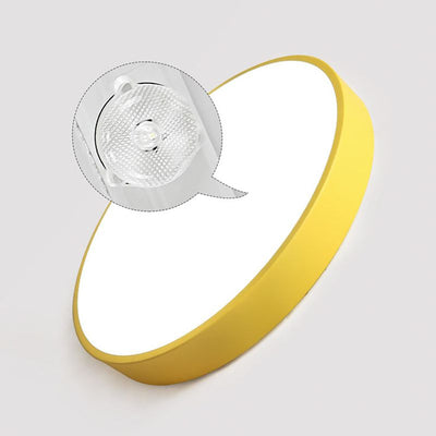 PastelRing | Ultra-Flad Rund Loftlampe Bonusvis