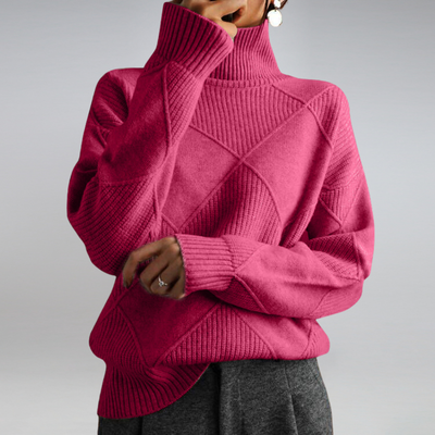 Cachemire Pullover med Rullekrave – Luksus og Elegance til Hverdagen Bonusvis