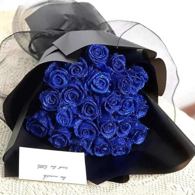 Evige Glitrende Rosen – Elegante og Tidløse Kunstige Blomster til Specielle Øjeblikke Bonusvis