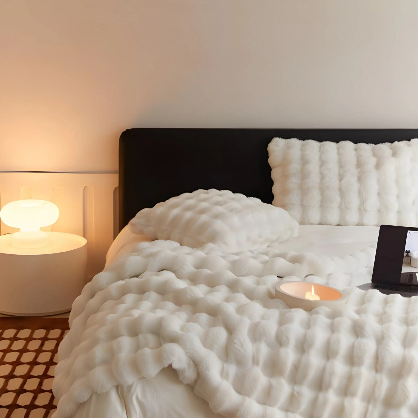 Fluff Bubble Fleece Tæppe – Luksus og Komfort til Dit Hjem Bonusvis