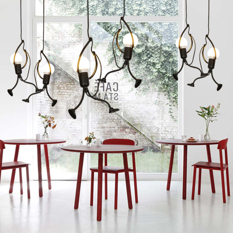 Retro Pendellampe i Metal – Justerbar og Original Belysning til Dit Hjem Bonusvis