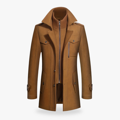 Robert Herre Manteau – Elegant og Praktisk Vinterfrakke Brun Bonusvis