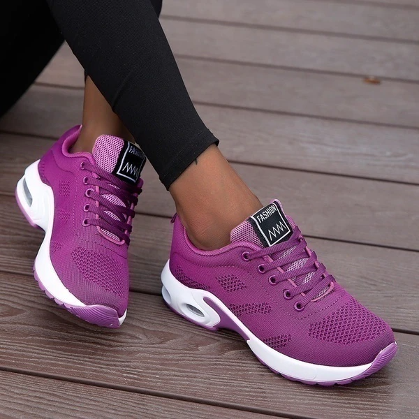Walkers Sporty Sneakers – Komfort og Støtte til Løbende Livsstil Lilla Bonusvis
