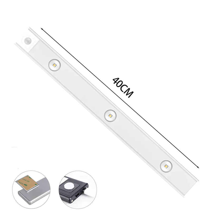 MotionGlow LED-lampe – Trådløs Belysning med Bevægelsessensor og Justerbar Lysstyrke Bonusvis