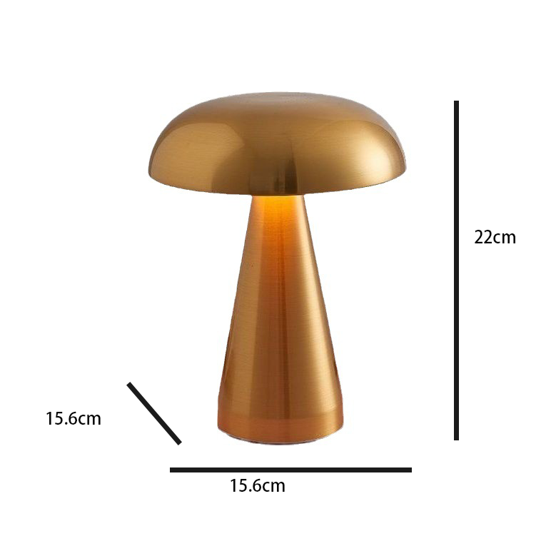 Luna Bordlampe – Genopladelig med 3 Lysstyrkeniveauer og Moderne Design Bonusvis