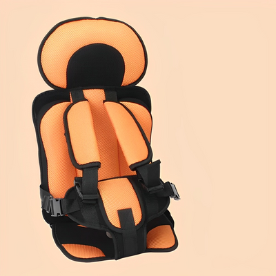 Travella Rejseautostol til Børn – Let, Foldbar og Justerbar til Bil og Fly orange Bonusvis