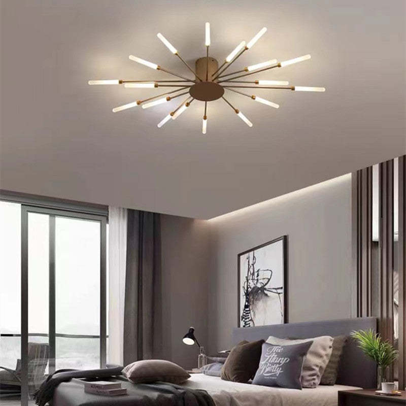 SkyLume LED Loftlampe – Moderne Design med Effektiv Belysning til Dit Hjem Guld 18W Diffus Bonusvis