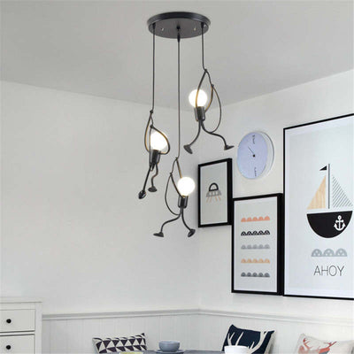 Retro Pendellampe i Metal – Justerbar og Original Belysning til Dit Hjem Bonusvis