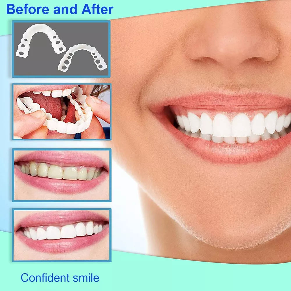 Instant Tandfacette – Perfekt Smil på Sekunder med Komfortabel Silikone Bonusvis