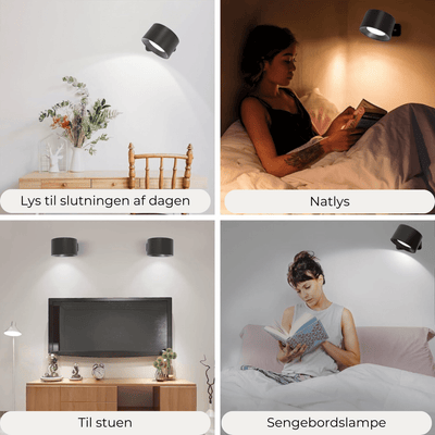 Flexilight | Trådløs genopladelig 360° væglampe Bonusvis