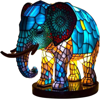 Animora LED Designerlampe – Dæmpbar Bordlampe i Resin Elefant Bonusvis