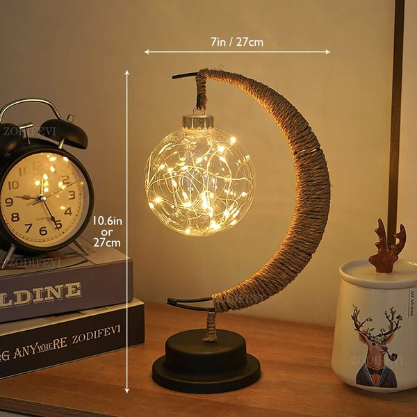 Globe Luna Lampe – Unik Månelys Design til Hygge og Stil Bonusvis