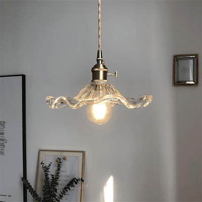 FLORELIA Hængelampe – Elegant Hibiscus Design til Stilfuld Belysning Transperant Bonusvis
