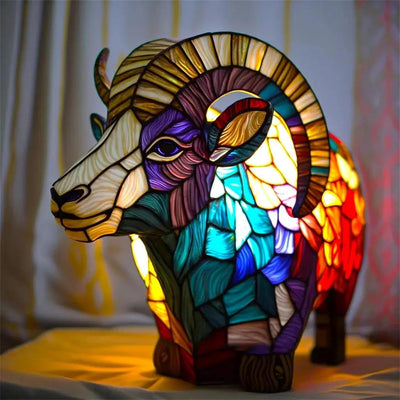 Animora LED Designerlampe – Dæmpbar Bordlampe i Resin Ged Bonusvis