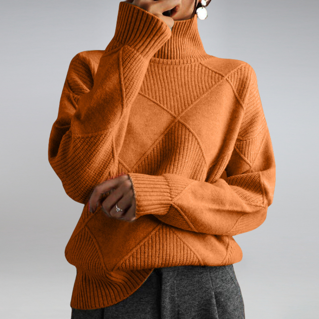 Cachemire Pullover med Rullekrave – Luksus og Elegance til Hverdagen Bonusvis