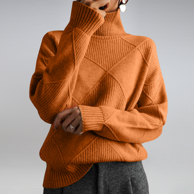 Cachemire Pullover med Rullekrave – Luksus og Elegance til Hverdagen Bonusvis