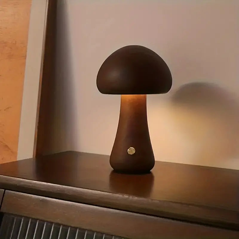 Mushglow Trådløs Svampelampe – Minimalistisk Design og Fleksibel Belysning Bonusvis