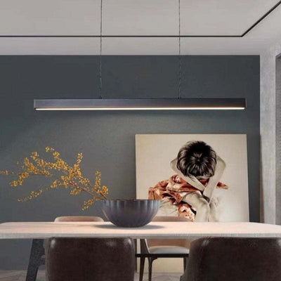 Edge industriel LED-pendel 100cm (=39.4") Sort Varm hvid (2800-3200K) Bonusvis