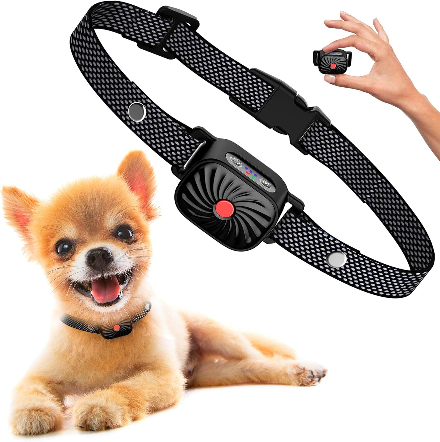 PetSilence Antibark Halsbånd – Skånsom Løsning til Små Hunde Bonusvis